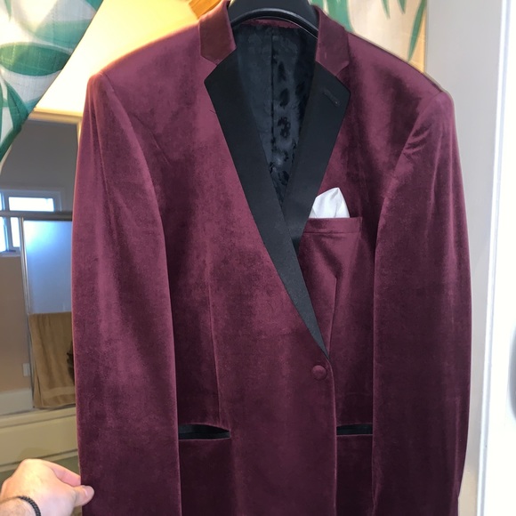 ASOS faux velvet blazer - Picture 1 of 3